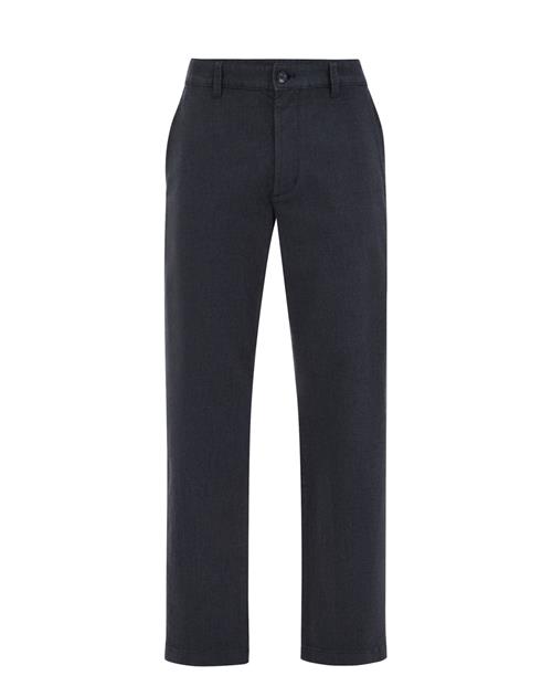 WE Fashion Lærredsbukser  mørkeblå