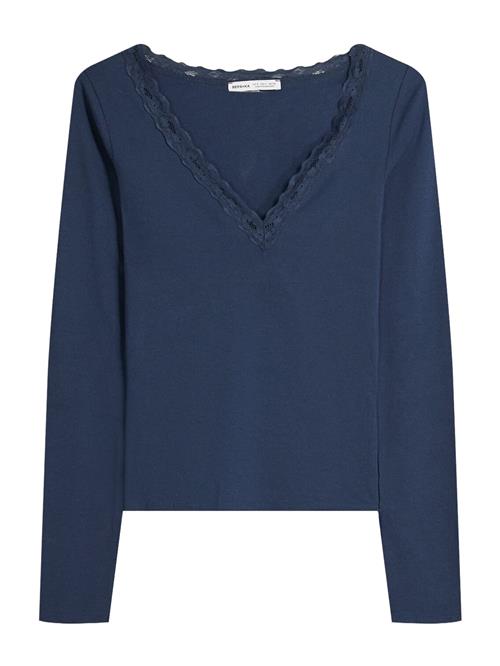 Bershka Shirts  mørkeblå