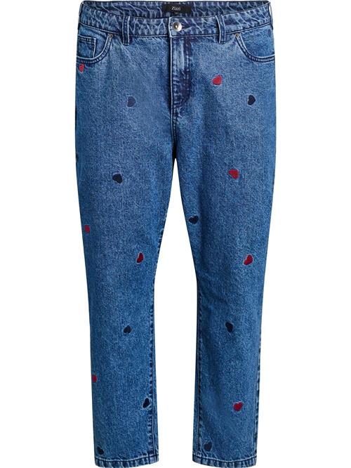Zizzi Jeans 'Mille'  mørkeblå / blandingsfarvet