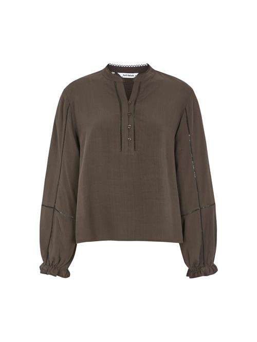 Soft Rebels Bluse 'Edwina'  mokka