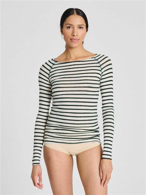 Gai+Lisva Overdel 'Amalie'  oliven / hvid