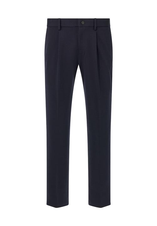 Boggi Milano Bukser med lægfolder 'B Tech'  navy