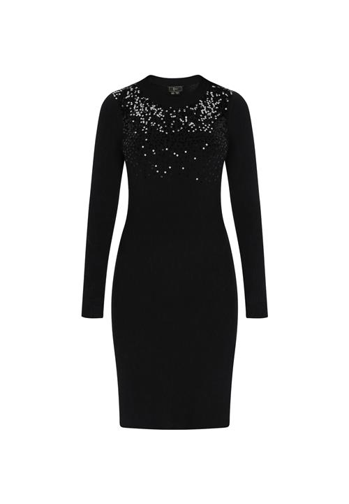 faina Strikkjole  sort