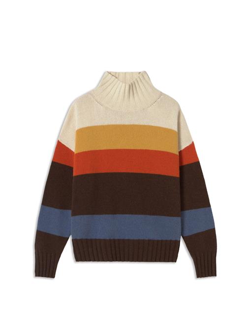 Thinking MU Pullover 'Imogen'  blå / mørkegul / rød / sort