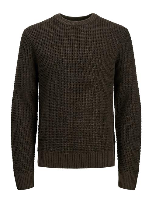 JACK & JONES Pullover 'JJGLOBAL'  mørkebrun