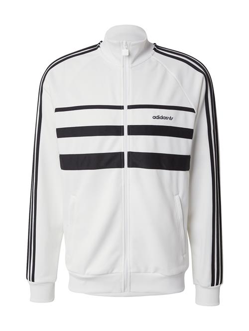ADIDAS ORIGINALS Sweatjakke 'THE FIRST'  sort / hvid