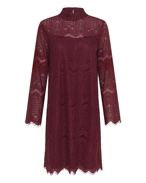 CULTURE Kjole  vinrød