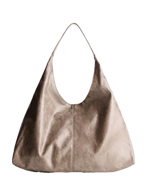 Bershka Skuldertaske  mørkebeige