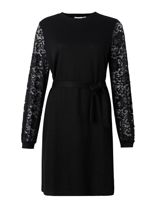 VILA Strikkjole 'VIEMMY'  sort