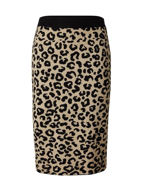 ONLY Carmakoma Nederdel 'CARIbi'  beige-meleret / sort