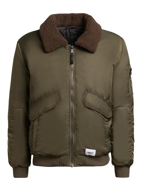 khujo Vinterjakke 'Ground'  mørkegrøn