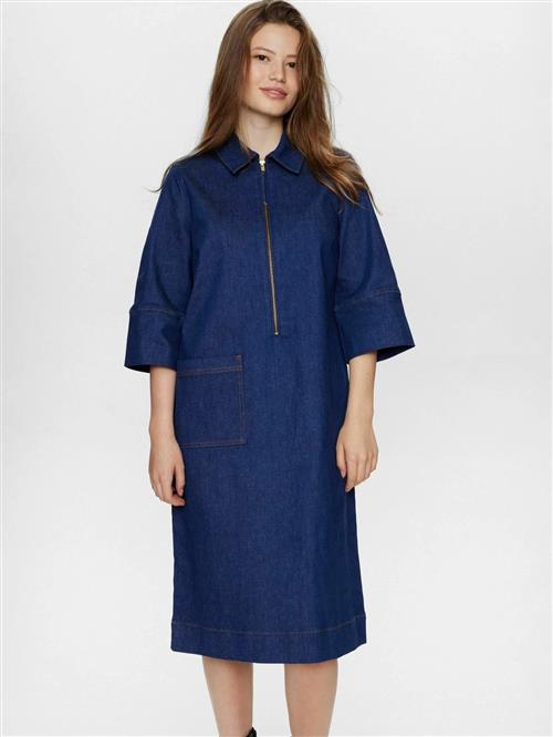 NÜMPH Kjole 'Nuizzas'  blue denim