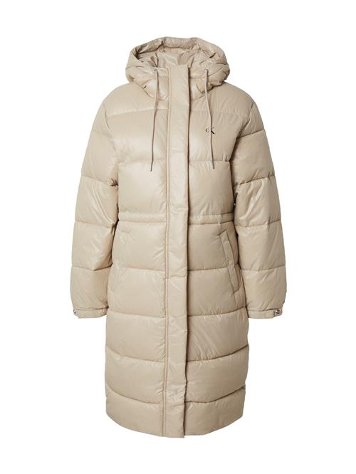 Calvin Klein Jeans Vinterfrakke  ecru