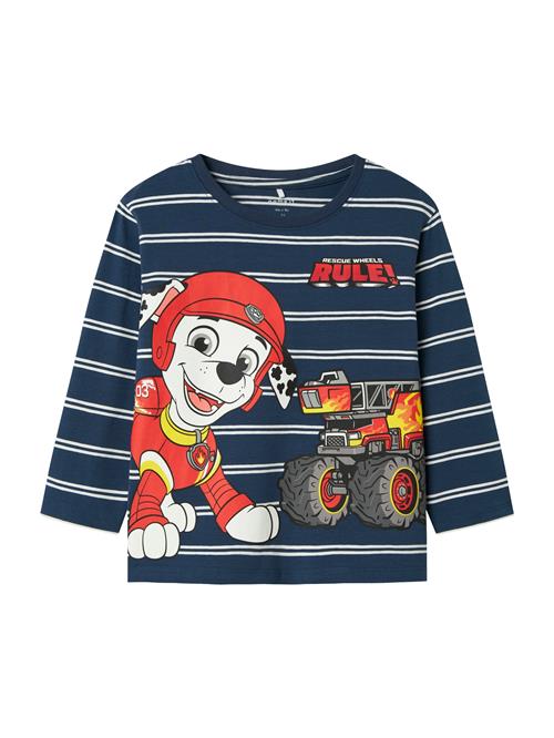 NAME IT Shirts 'SOFUS PAW'  natblå / blandingsfarvet