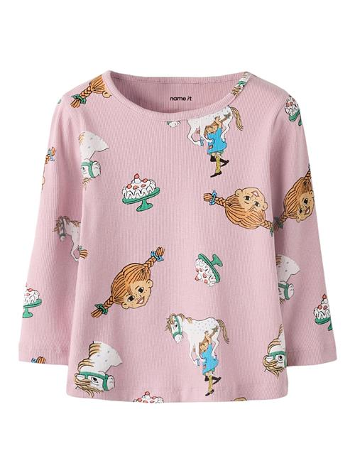 NAME IT Bluser & t-shirts  lyseblå / karamel / blomme / hvid