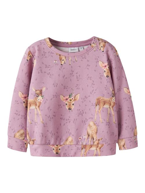 NAME IT Sweatshirt  blandingsfarvet / pink