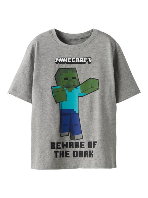 NAME IT Shirts 'Minecraft'  grå / blandingsfarvet