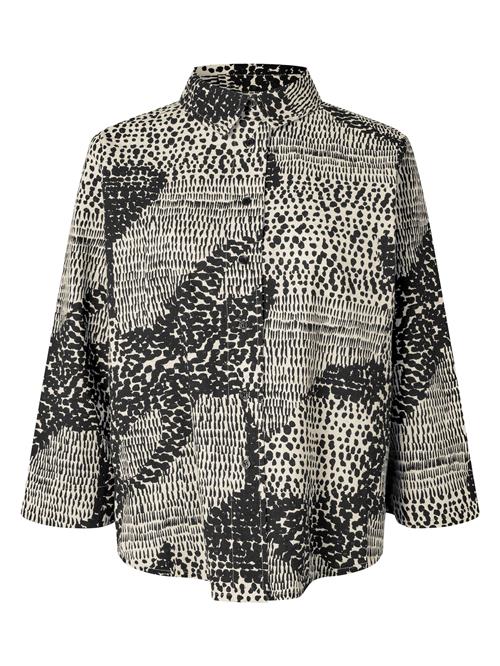 Masai Bluse 'Drakina'  beige / sort