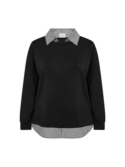Wasabi Concept Pullover 'Sabina'  sort / hvid