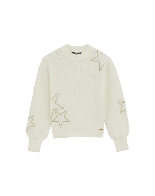 WE Fashion Pullover  beige / naturhvid