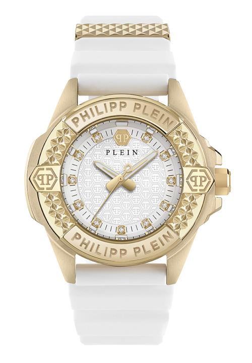 Philipp Plein Analogt ur ' PLEIN MAJESTY '  guld / hvid