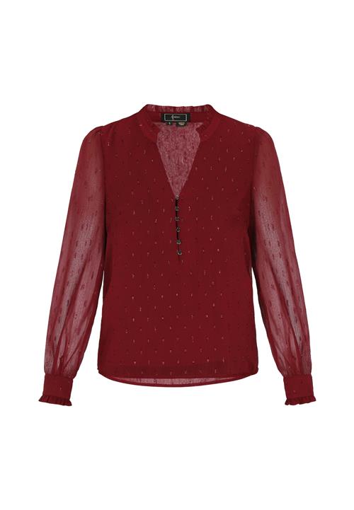 faina Bluse  burgunder