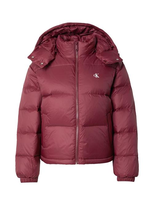 Calvin Klein Jeans Vinterjakke 'Essential'  mørkerød