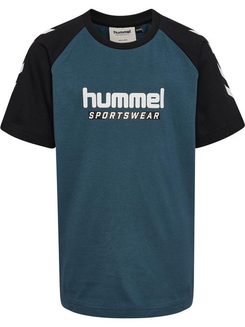 Hummel Shirts  blå / sort / hvid