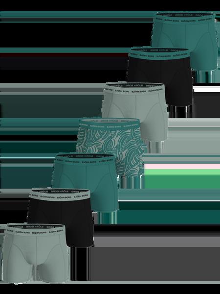 Björn Borg Cotton Stretch Boxers 7-pack Sort, XS