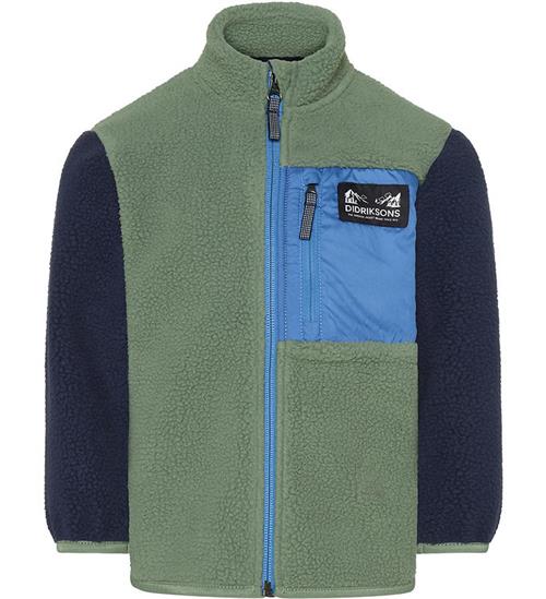 Didriksons Fleecejakke - Anten - Light Moss