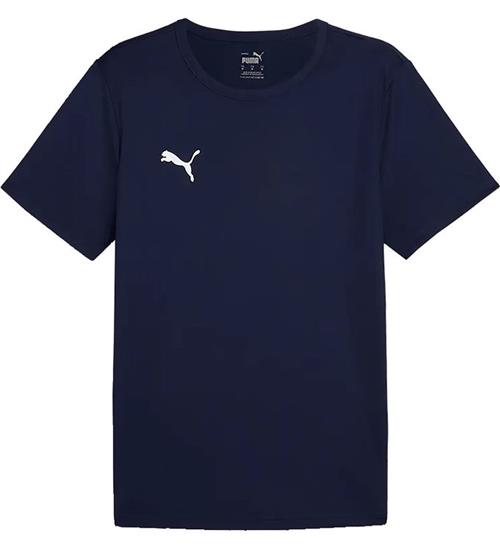 Puma T-shirt - TeamRISE Matchday - Navy m. Hvid