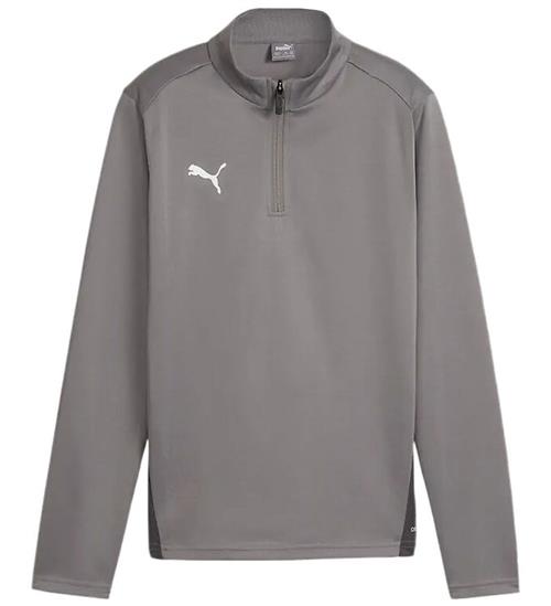 Puma Træningsbluse m. Lynlås - TeamGOAL - Cast Iron/Shadow Gray