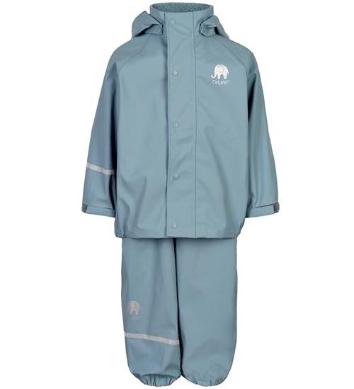 CeLaVi Regntøj m. Seler - PU - Smoke Blue