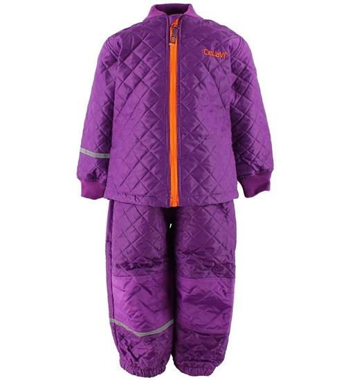 CeLaVi Termotøj - Lilla m. Orange