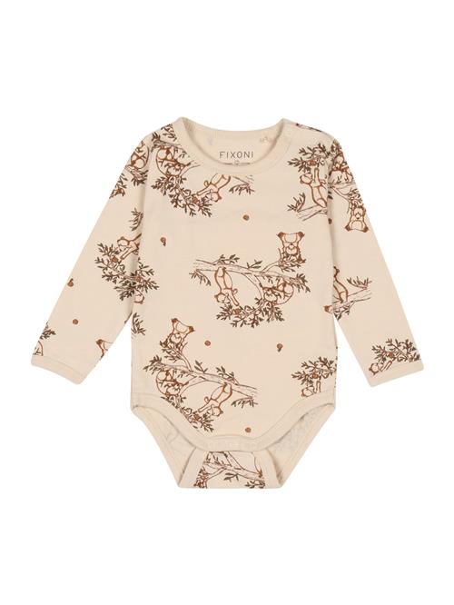 Fixoni Sparkedragt/Body  beige / brun / mørkegrøn