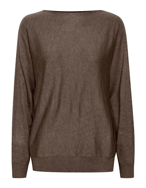 CULTURE Pullover 'CUAnnemarie'  brun-meleret