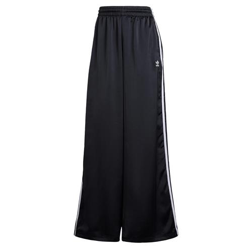 ADIDAS ORIGINALS Bukser 'Adicolor Satin Wide Leg Track'  sort / hvid
