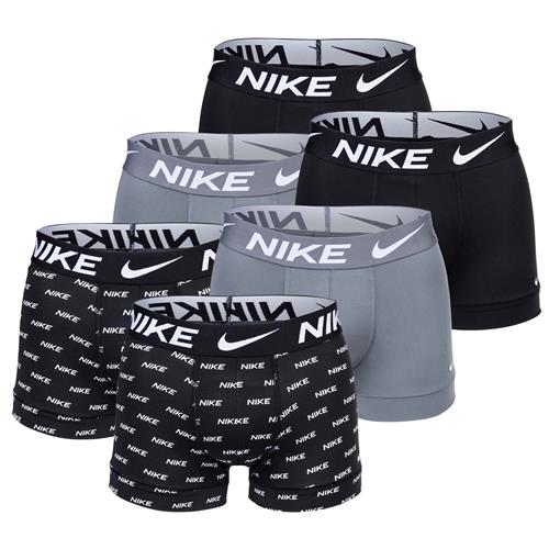 NIKE Boksershorts  grå / sort / hvid