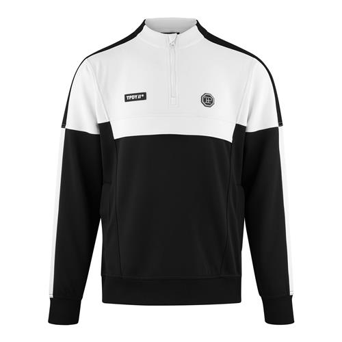 trueprodigy Sweatshirt 'Owen'  sort / hvid