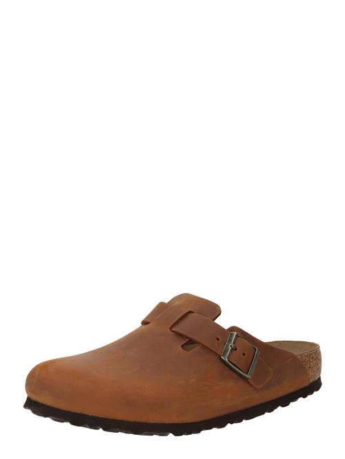 BIRKENSTOCK Pantoletter 'Boston Leoi'  cognac