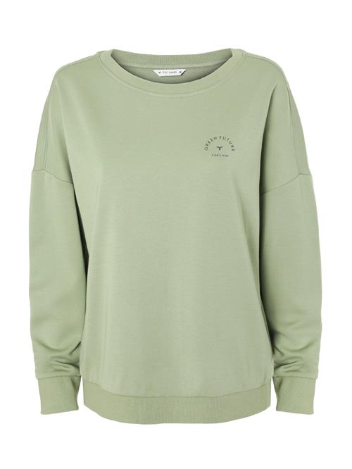 TATUUM Sweatshirt 'Yolanda'  pastelgrøn / sort