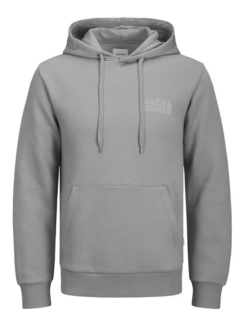 Se JACK & JONES Sweatshirt  grå / hvid hos About You