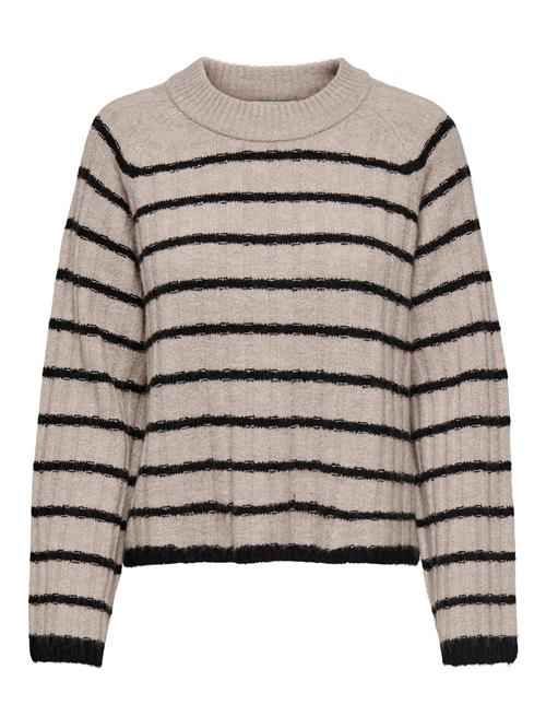 JDY Pullover 'JDYMiley'  greige / sort