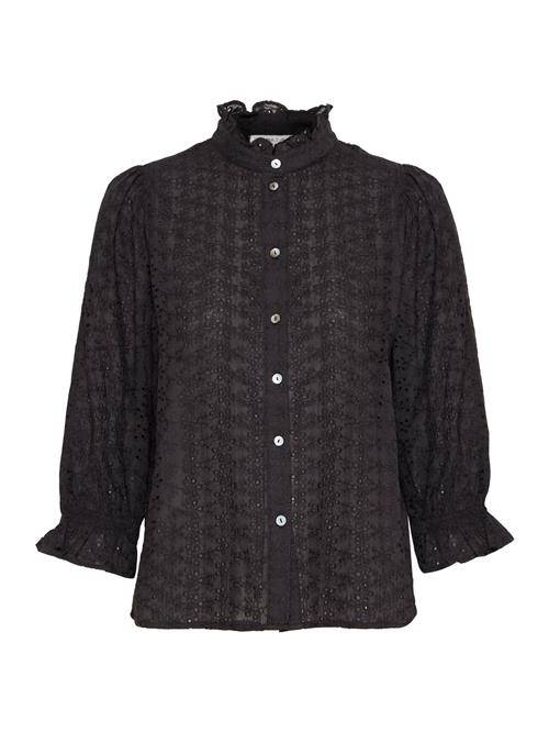 PULZ Jeans Bluse 'Geogina'  sort