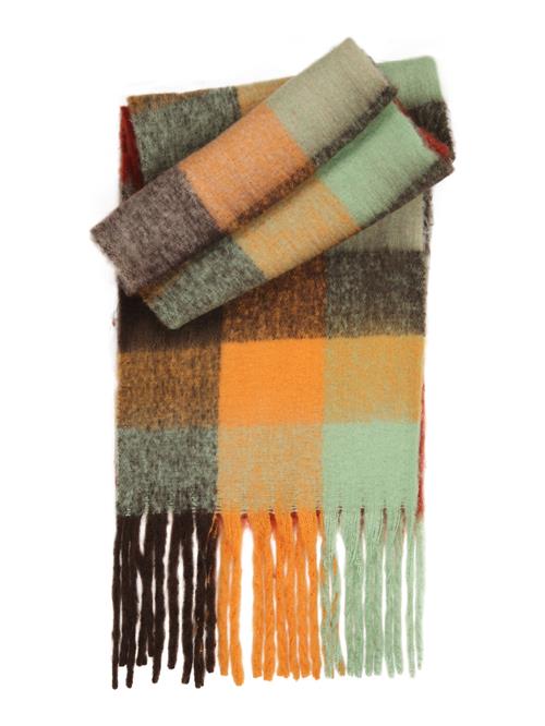 ABOUT YOU Sjal 'ST0805SCARF-22'  brun / gul / lysegul / sort