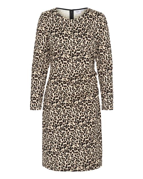 SAINT TROPEZ Kjole 'Gennie'  sand / brokade / sort