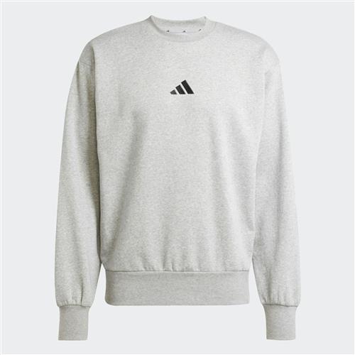 ADIDAS SPORTSWEAR Sportsweatshirt 'FEELCOZY'  lysegrå / sort