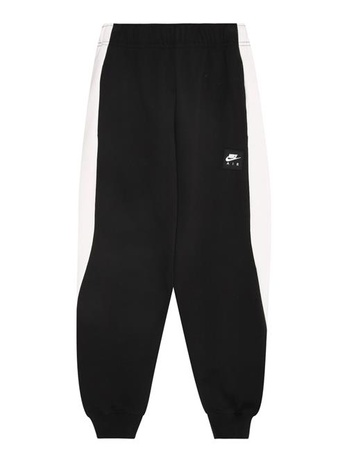 Nike Sportswear Bukser 'AIR'  sort / uldhvid