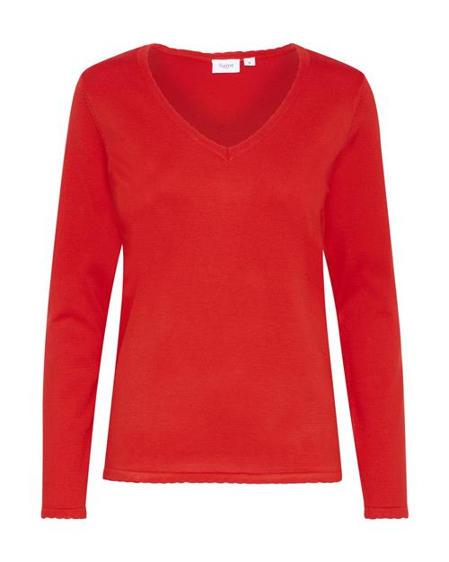 SAINT TROPEZ Pullover 'Mila'  knaldrød