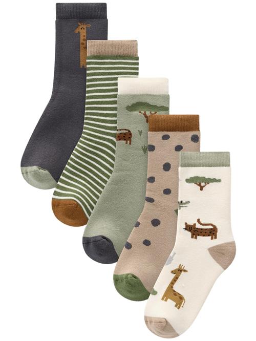 Next Sokker  lysebeige / cappuccino / antracit / khaki